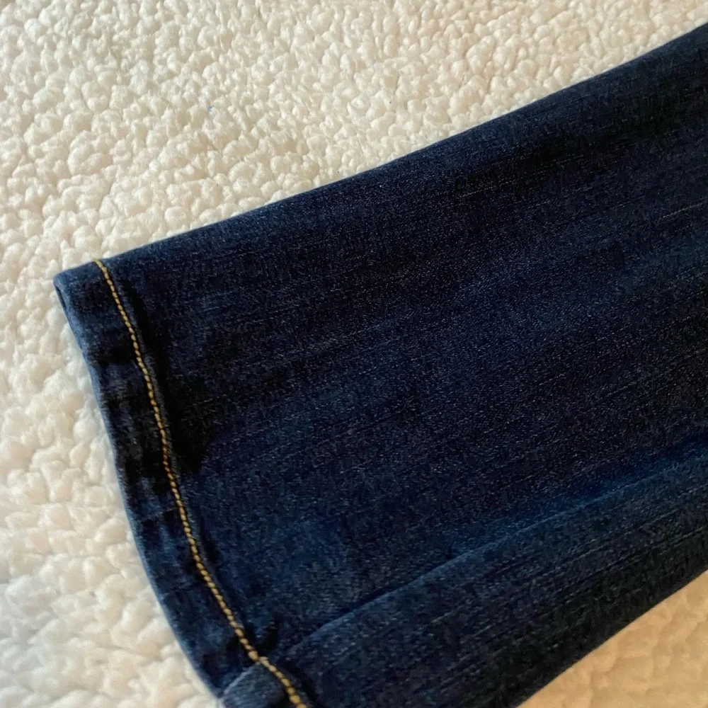 N Touch Navy Women's Straight Leg Jeans pull on jeans - Picture 2 of 5